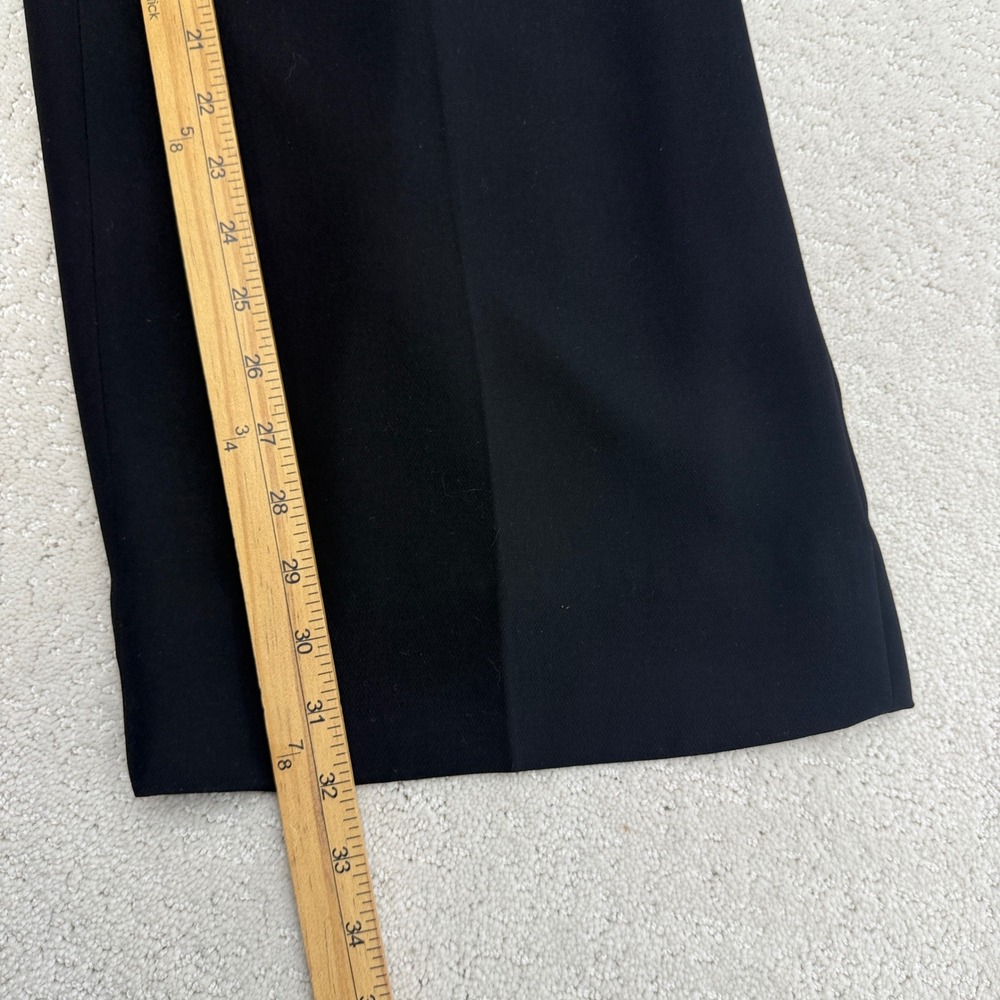 Harold's Evening Pants Womens 6 Black Beaded Waistband Wide Leg Crepe Trousers - Picture 15 of 16